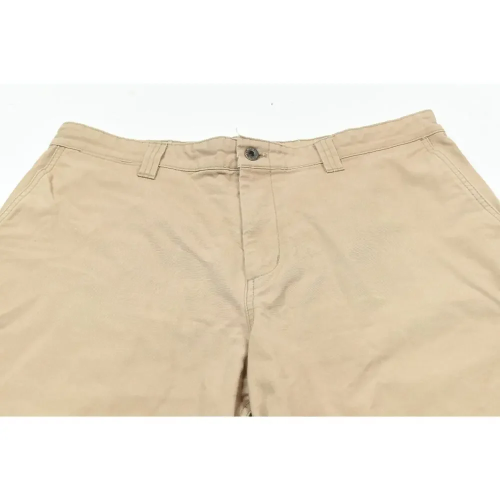 FILSON Dry Shelter Cloth Chino Shorts Mens 36 Camel Beige Cotton Regular Fit